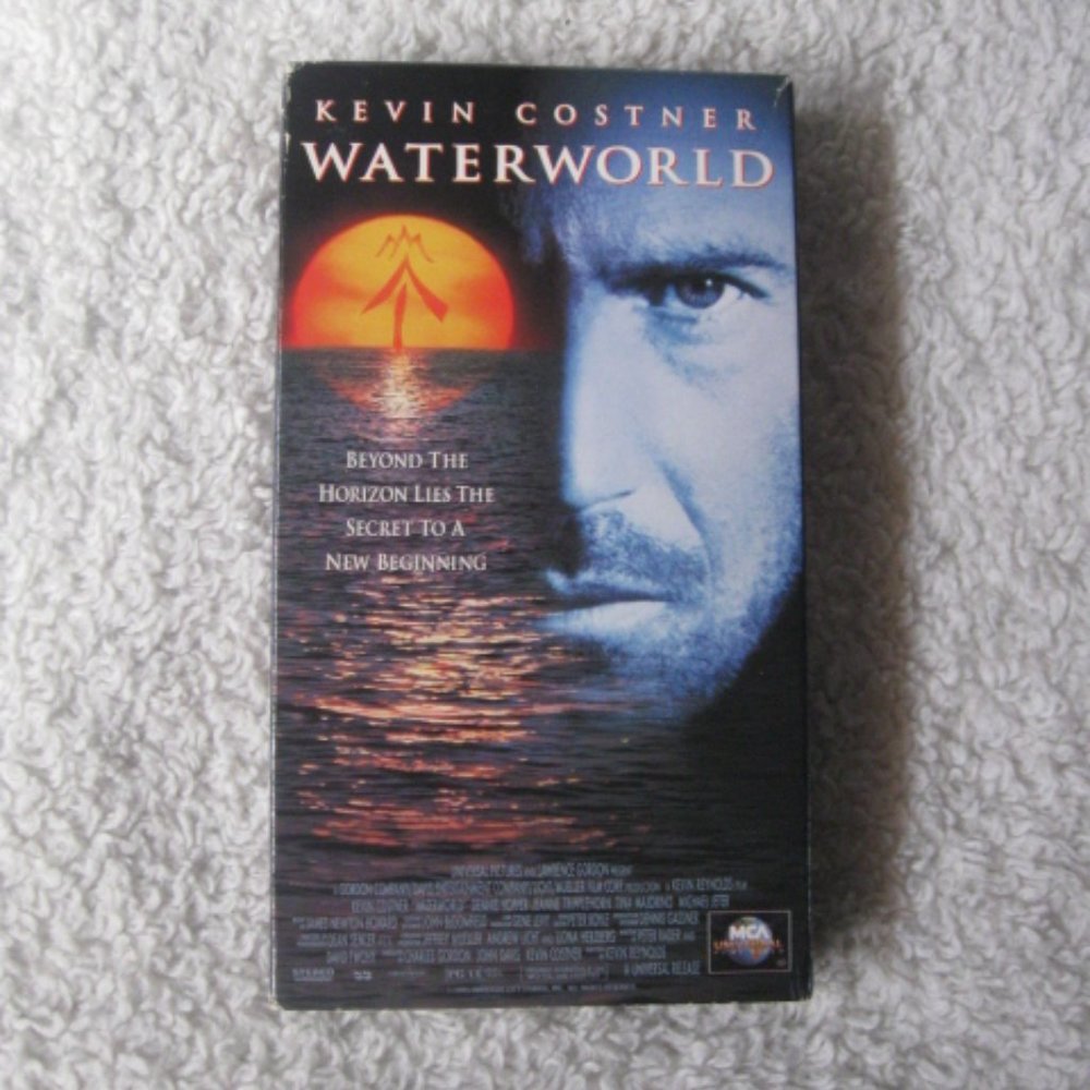 4/$15 Universal Waterworld VHS Tape
